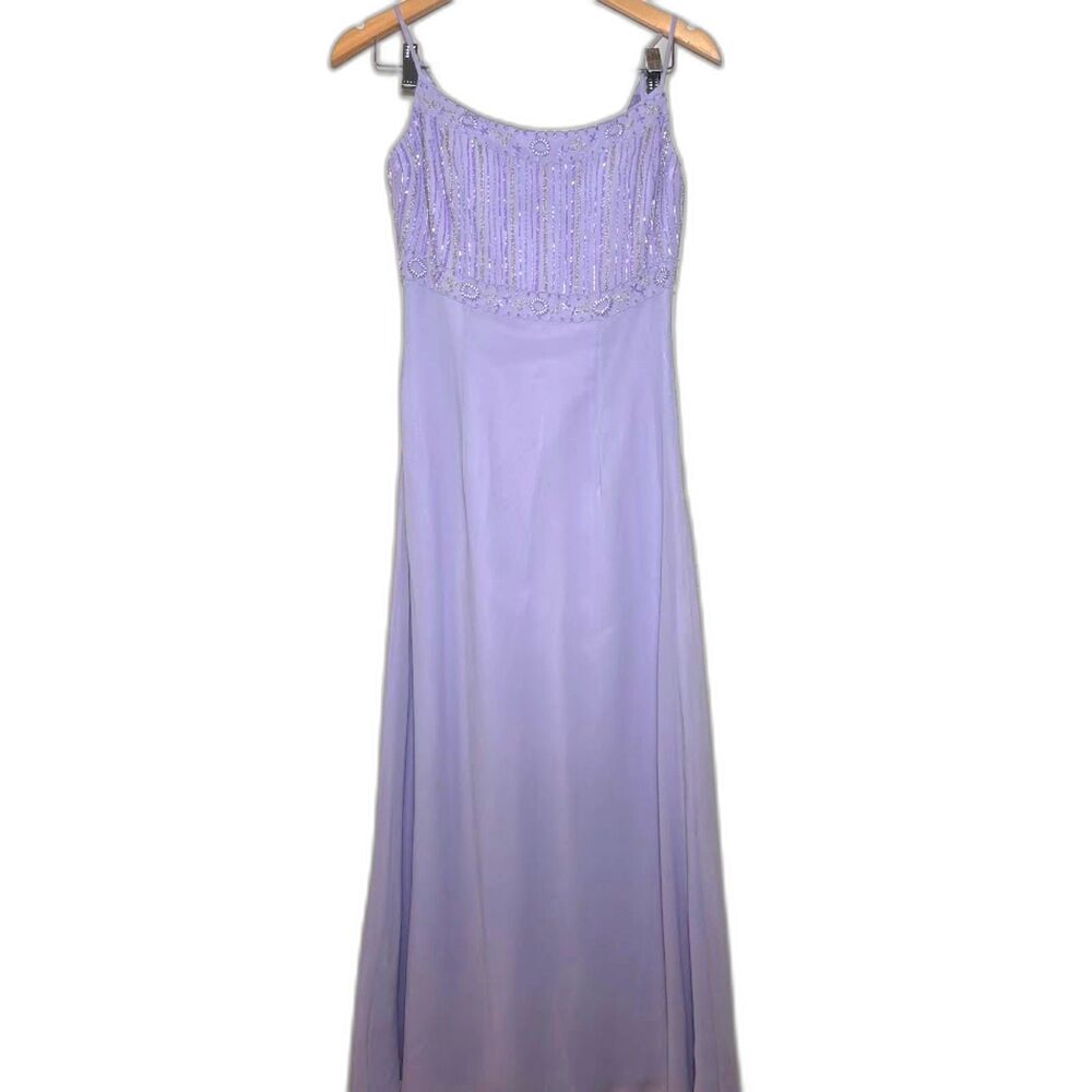 Lenovia Dress Women's Size Small Lavender Beaded Formal y2k Fairy Princess HOCO
